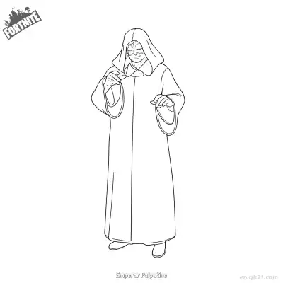 Free printable Emperor Palpatine 02 Coloring Page - Free PDF Printable Fortnite Coloring Sheets coloring page